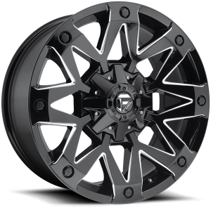Fuel Off-Road Ambush 9x17 ET1 5x114.3 d78.1 Gloss Black Milled