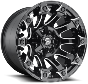 Fuel Off-Road Battle Axe 10x20 ET18 5x114.3 d78.1 Gloss Black Milled