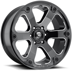 Fuel Off-Road Beast 10x17 ET18 5x127 d78.1 Matte Black Machined