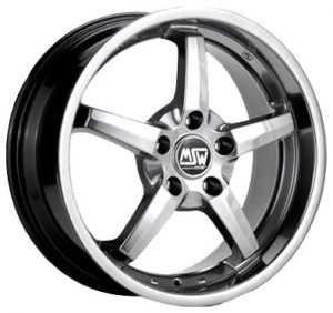 MSW 16 6.5x16 ET25 4x108 d65.1 Full Silver