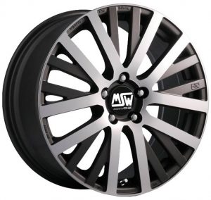 MSW 18 6.5x16 ET48 5x118 d71.1 Gloss Black Full Polished