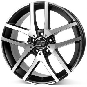 MSW 28 7x17 ET45 5x120 d72.6 Matt Black Full Polished