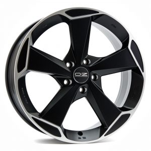 OZ Racing Aspen HLT 10.5x21 ET57 5x130 d71.6 Matt Black Diamond Cut