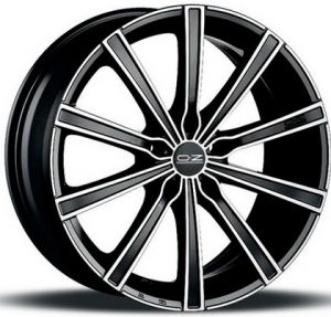 OZ Racing Lounge 10 7.5x17 ET45 5x114 d75.0 Matt Black Diamond Cut
