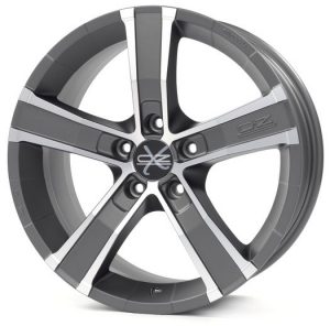 OZ Racing Sahara 5 8x17 ET42 5x115 d70.2 Matt Graphite Diamond Cut