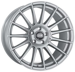 OZ Racing Superturismo Dakar 10x20 ET19 5x112 d66.5 Matt Graphite Silver Lettering